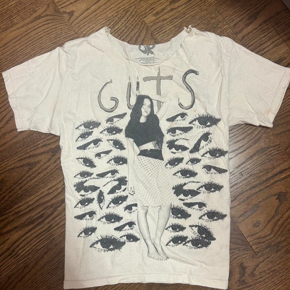 Women's White and Cream T-shirt